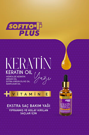Softto Plus Keratin Yağ 50 ML