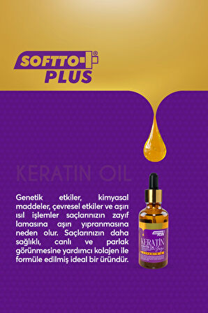 Softto Plus Keratin Yağ 50 ML