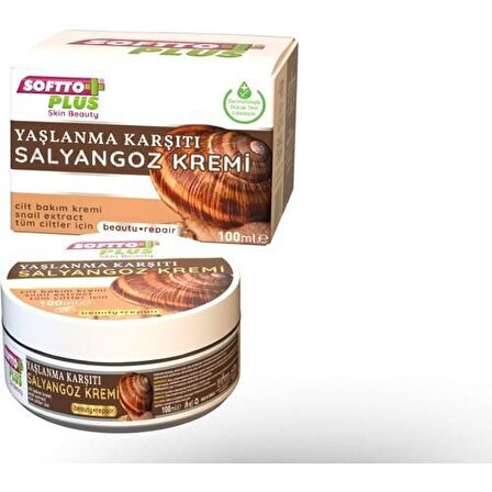 Softto Plus Yaşlanma Karşıtı Salyangoz Krem 100 ml