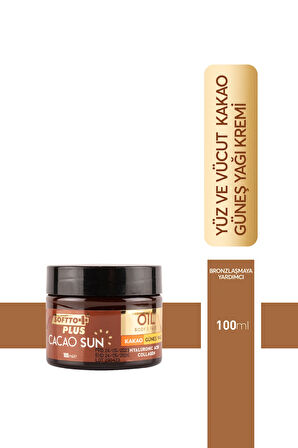 SOFTTO PLUS KAKAO GÜNEŞ YAĞI 100 ML