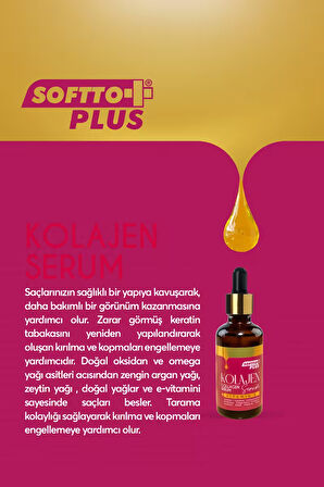 SOFTTO PLUS KOLAJEN SAÇ BAKIM SERUMU