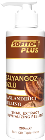 SOFTTO PLUS SALYANGOZ ÖZLÜ PEELİNG 200 ML