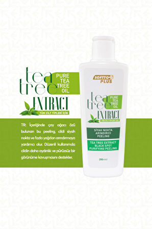 SOFTTO PLUS ÇAYAĞACI ÖZLÜ PEELİNG 200 ML
