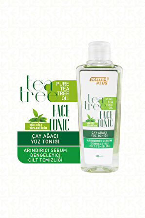 Softto Plus Çay Ağacı Yüz Toniği 200 ML