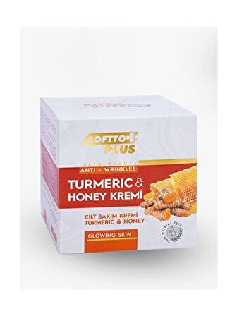 Softto Plus Zerdeçal & Bal Kremi Kırışıklık Karşıtı Etki Tüm Cilt Tipleri İçin 50 ml