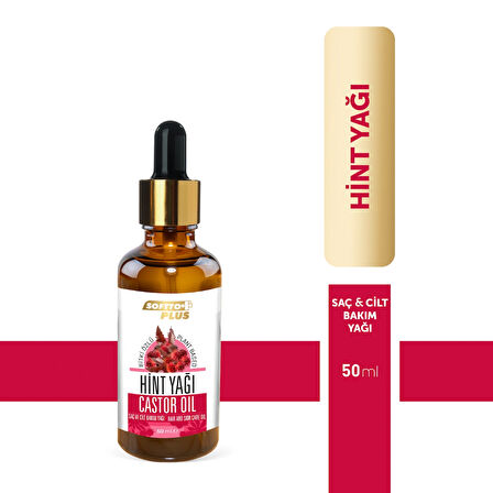 Softto Plus Saç ve Cilt Bakım Hint Yağı 50 ml