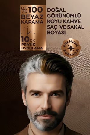 Expert Men Dark Brown Hair Color – Koyu Kahve / Geliştirilmiş Formül