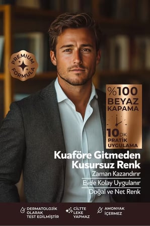 Expert Men Dark Brown Hair Color – Koyu Kahve / Geliştirilmiş Formül
