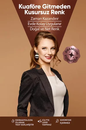 Expert Women Brown Hair Color – Kahverengi / Geliştirilmiş Formül / Doğal Görünüm