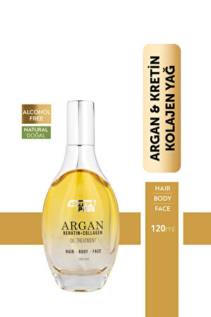 Argan İçerikli Saç Vücut ve Cilt Bakım Yağı 120 ml