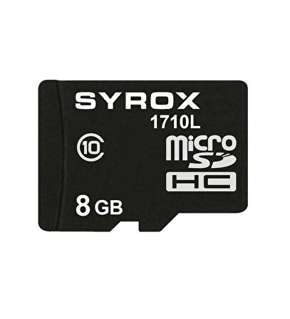 Syrox 8 GB Micro Sd Card Hafıza Kartı & Adaptörü MC8