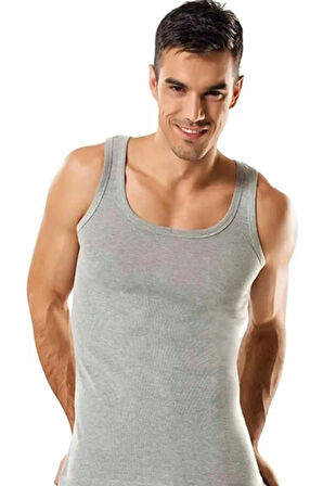 Premier Erkek Gri Atlet 2'Li Paket