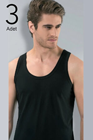 3'lü Paket Erkek Yaz Serinliği Modal Atlet Yeni Sezon