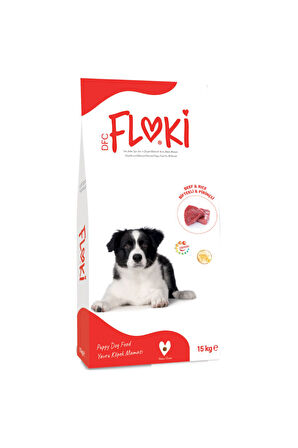 Floki Puppy Biftekli Yavru Köpek Maması 15 Kg