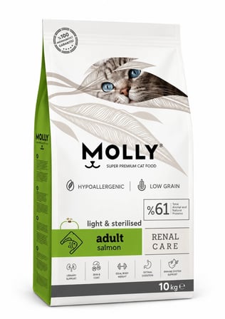 Molly Somonlu Kısırlaştırılmış Kedi Maması 10 Kg
