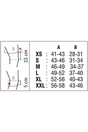 Orthocare 6910/XLARGE Patella ve Ligament Destekli Örme Dizlik