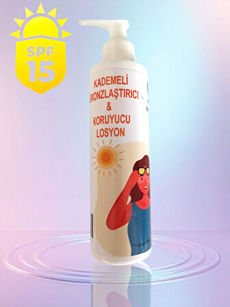 ORGANICYOU Bronzlaştırıcı Koruyucu Losyon SPF15 200ML
