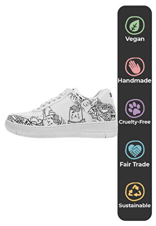 Dogo Bon Voyage Beyaz Kadın Ayakkabı