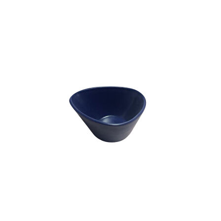 Keramika Miska Çerezlik 12 Cm Mat Kobalt 