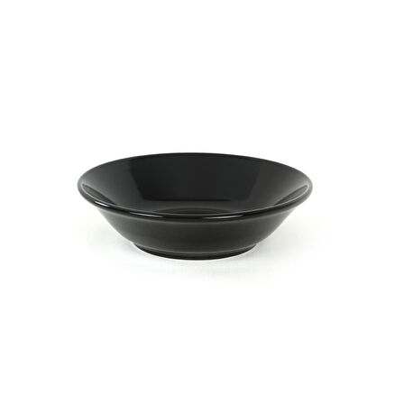 Keramika Hitit Siyah Yemek Tabağı 18 Cm 6 Adet