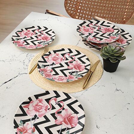 Keramika Flamingo Servis Tabağı 26 Cm 6 Adet - 18309