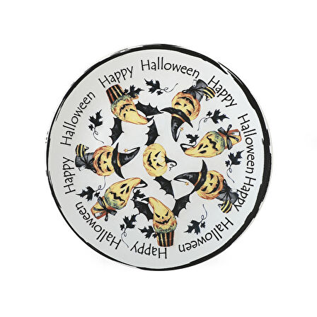 Keramika Halloween Happy  Servis Tabağı 26 Cm 19946