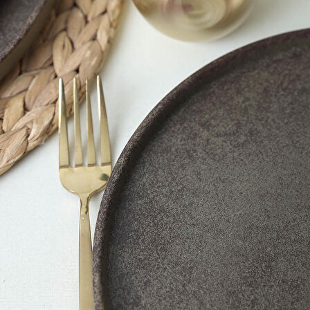 Keramika Vintage Stackable Servis Tabağı 27 Cm 6 Adet 21724
