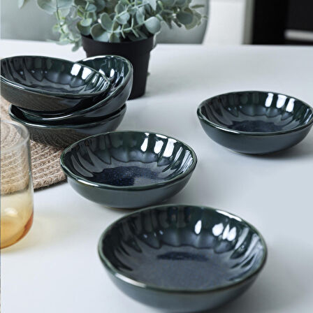 Keramika Zümrüt Sirius Çerezlik / Sosluk 12 Cm 6 Adet 