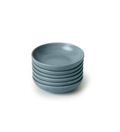 Keramika Mat Yeşil Halka Çerezlik/Sosluk 13 Cm 6 Adet 322