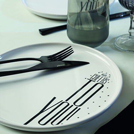 Keramika Dream & Cherrs Nordic Pasta Tabağı 22 Cm 4 Parça 22729-30