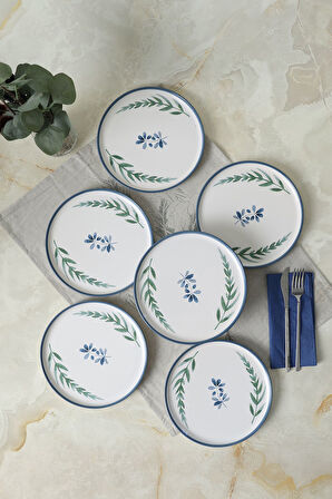 Keramika Daphne Nordic Pasta Tabağı 22 Cm 6 Adet 22923