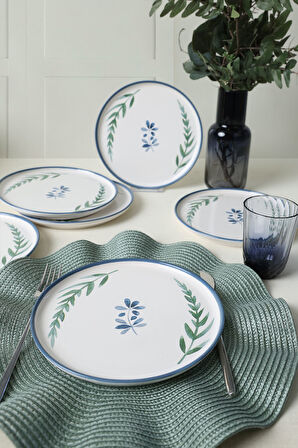Keramika Daphne Nordic Pasta Tabağı 22 Cm 6 Adet 22923