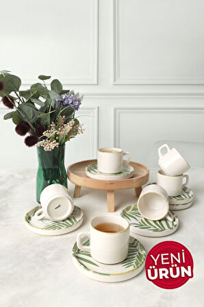 Keramika Forest Stackable Çay Takımı 12 Parça 6 Kişilik 23053-54