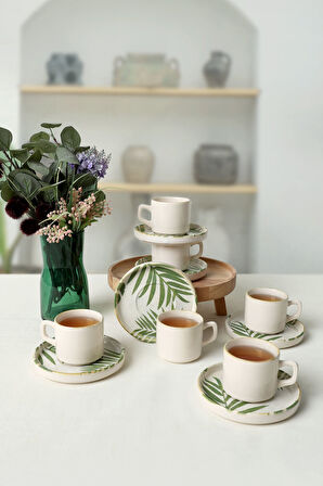 Keramika Forest Stackable Çay Takımı 12 Parça 6 Kişilik 23053-54