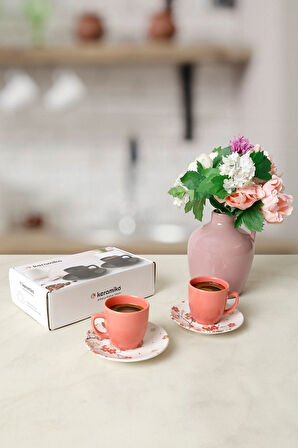 Keramika Magic Kahve Takımı 4 Parça 2 Kişilik 19568