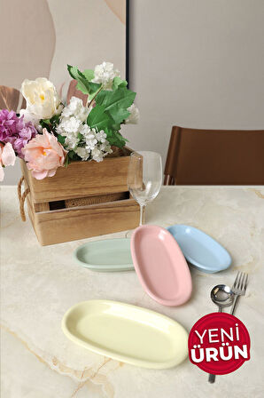 Keramika Mix Hitit Kayık Tabak 16 Cm 4 Adet 103-307-405-551