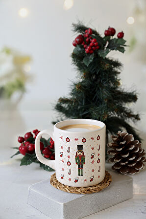 Keramika  New Year  Kurşun Asker Ağaç Kupa 10 Cm