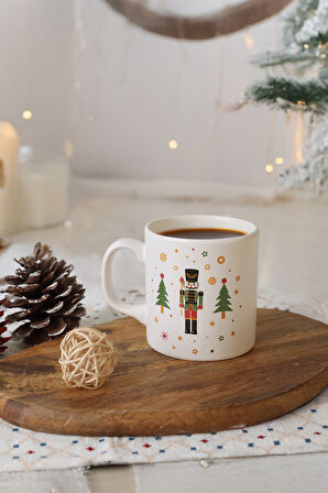 Keramika  New Year  Kurşun Asker Ağaç Kupa 10 Cm