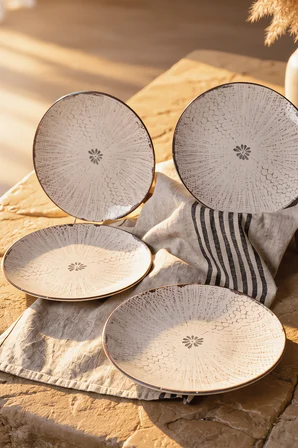Keramika Forest Line Deep Pasta Tabağı 20 Cm 4 Adet 23444