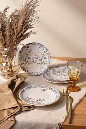 Keramika Botanica Pasta Tabağı 20 Cm 4 Adet 22015-16