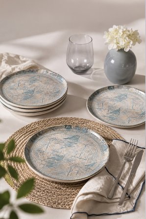 Keramika Royal Pasta Tabağı 22 Cm 4 Adet 23456