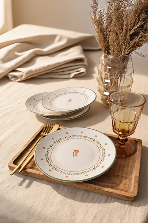 Keramika Bloom Pasta Tabağı 20 Cm 4 Adet 23972