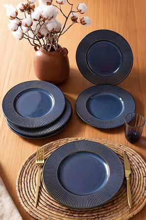Keramika Lapis Myra Servis Tabağı 27 Cm 6 Adet Q08