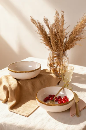 Keramika Straw Kera Salata Kasesi 18 Cm 2 Adet