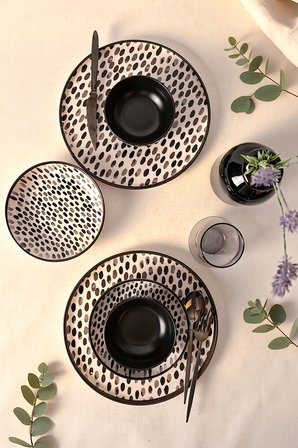 Keramika Shadow Nordic Yemek Takımı 6 Parça 2 Kişilik 21434
