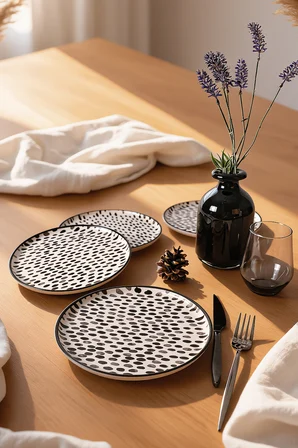 Keramika Shadow Nordic Pasta Tabağı 22 Cm 4 Adet 21434