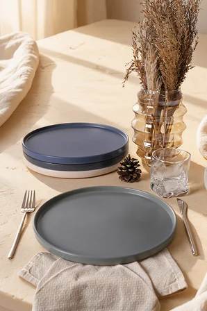 Keramika River Stackable Servis Tabağı 27 Cm 4 Adet 324-399-627-950