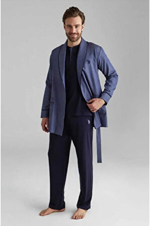 12000 5'li Indigo Sabahlıklı Lacivert Damat Takımı