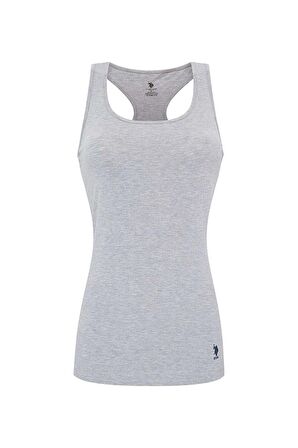 . Kadın Gri Melanj Sporcu Atlet