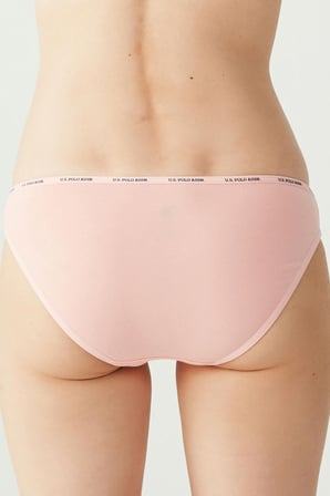 . Kadın Çok Renkli 5 Li Yüksek Bel Slip